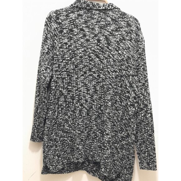 Womens Heavyweight Chunky Comfy Casual Outdoor Marled XXL Open Cardigan Pockets - Picture 6 of 9